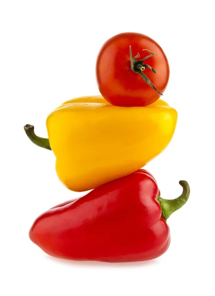 Tomato and pepper — Stock Photo, Image