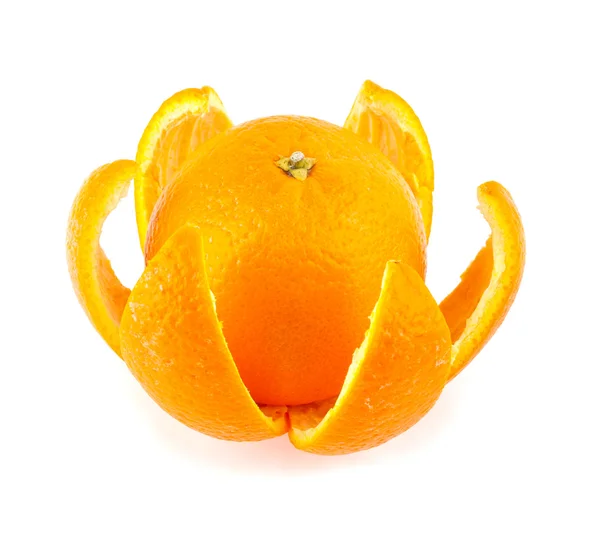 Orange with crust — Stock Photo, Image