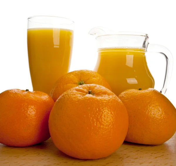 Naranjas y zumo —  Fotos de Stock