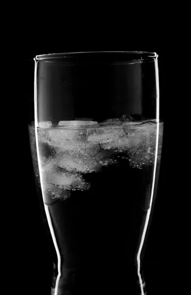 Glass of ice water — Stock Photo, Image