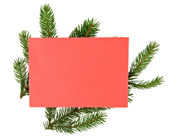 Визитная карточка на Рождество — стоковое фото