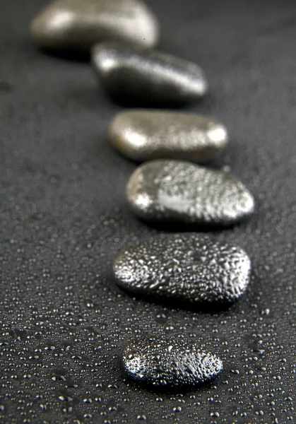 Piedra con rocío — Foto de Stock