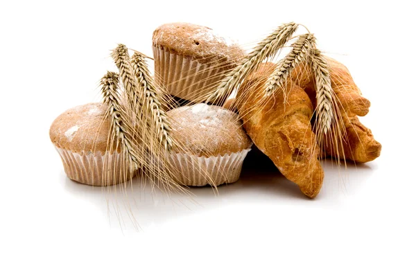 羊角面包小麦 — 图库照片