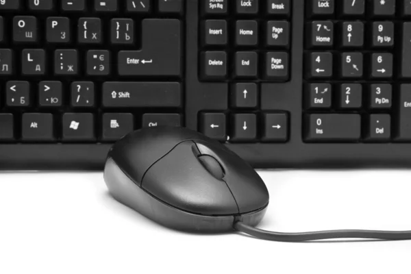 Klavye ve fare — Stok fotoğraf