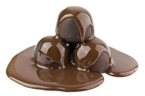 Caramelo en un chocolate — Foto de Stock