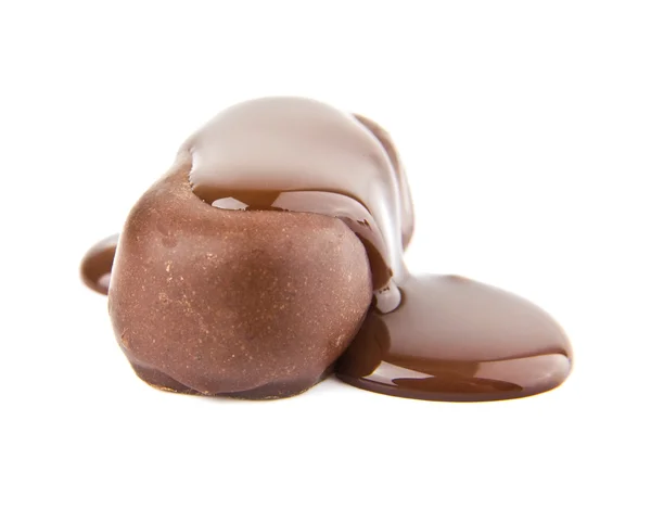 Candy in a chocolate — Stock Photo, Image