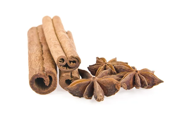 Cinnamon and nutmeg — Stock Photo, Image