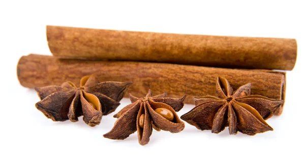 Cinnamon, anise — Stock Photo, Image