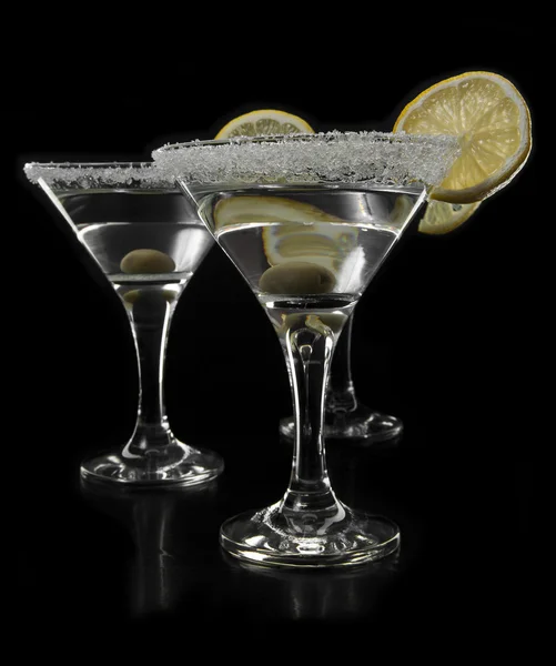 Glass med martini – stockfoto