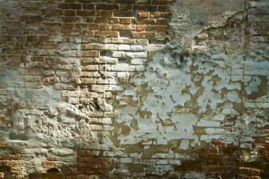 Eski tuğla duvar
