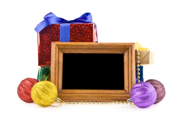 Gifts and photo — Stock Photo, Image