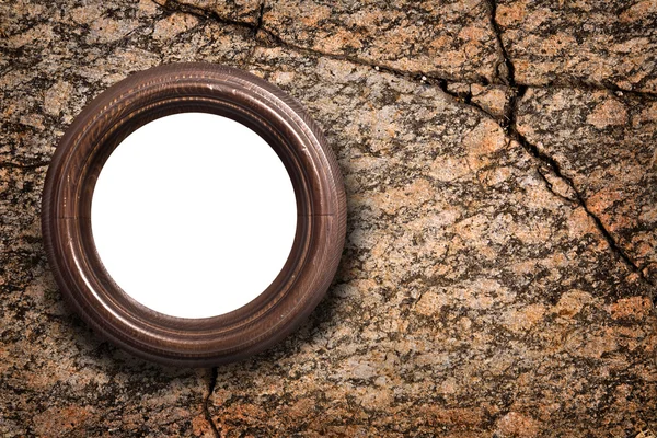 Alte Mauer mit Zielfernrohr — Stockfoto