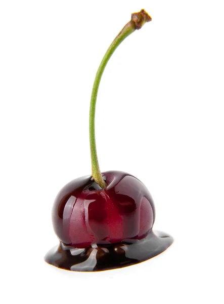 Wiśnia w czekoladzie — Zdjęcie stockowe