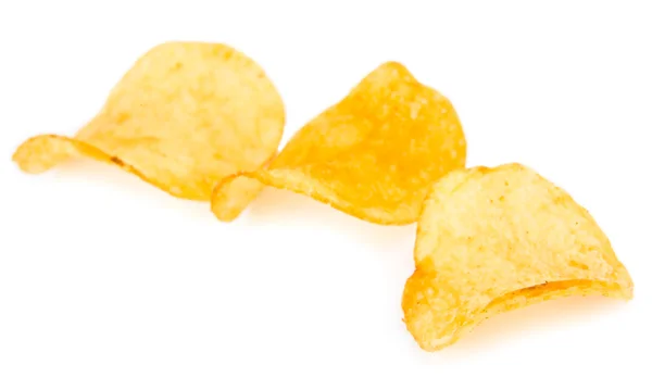 Chips frites croquantes avec assaisonnement — Photo