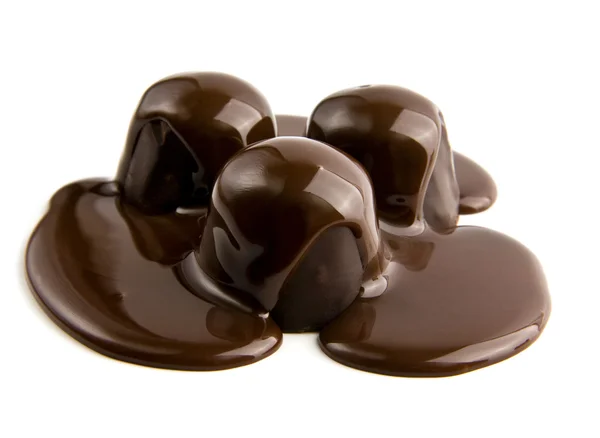 Godis i en choklad — Stockfoto