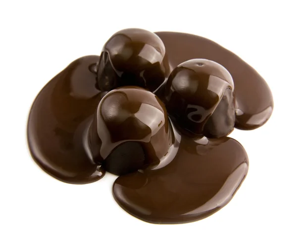 Candys in a chocolate — Stock Photo, Image