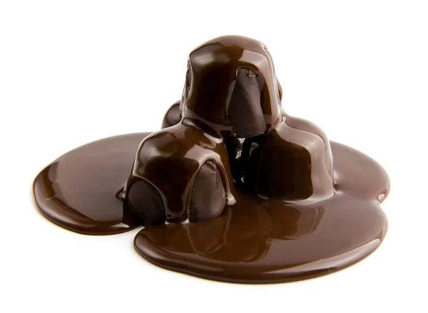 Candys in a chocolate — Stock Photo, Image