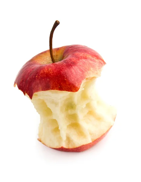 Manzana roja mordida —  Fotos de Stock