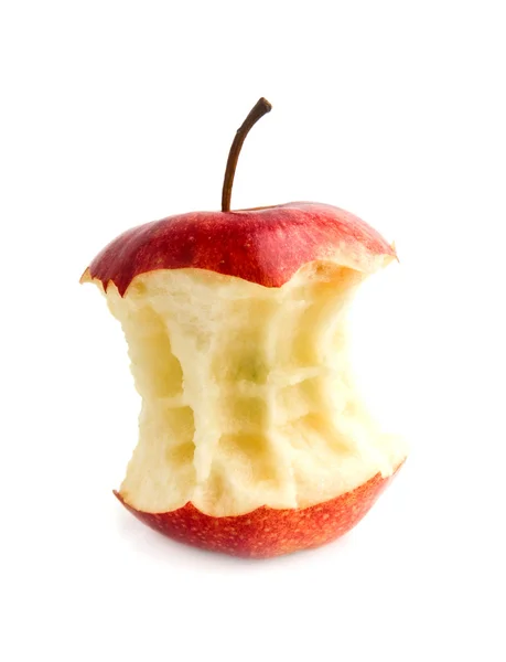 Bitten red apple — Stock Photo, Image