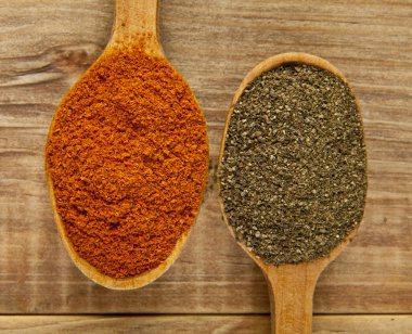 kaşıklar karabiber