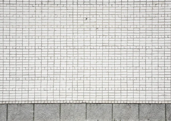 White grunge brick wall — Stock Photo, Image