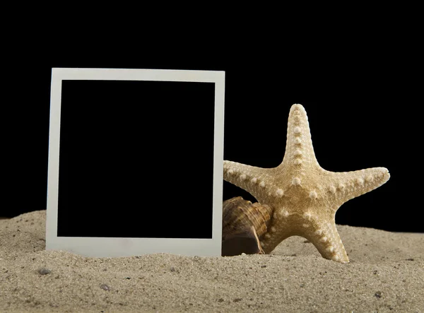 Immagine sulla sabbia — Foto Stock