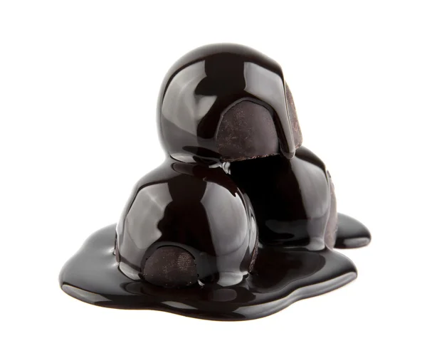 In een chocolade snoep — Stockfoto