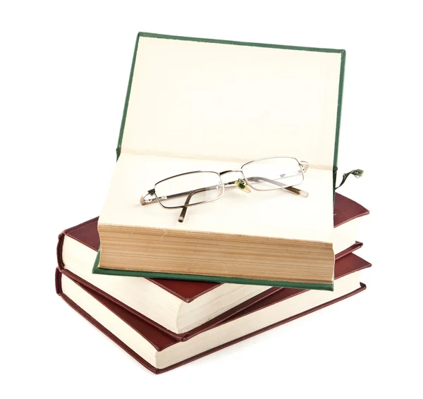 Books and glasses — Stock Photo, Image