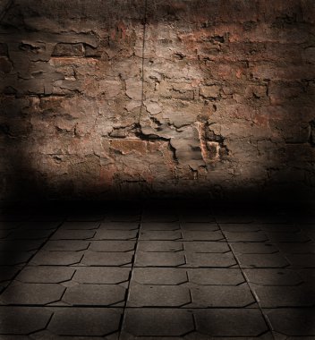 eski bir sıva duvar