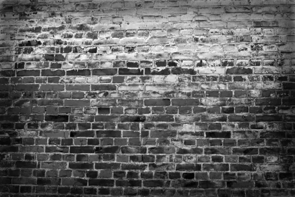 Mur en brique noire — Photo