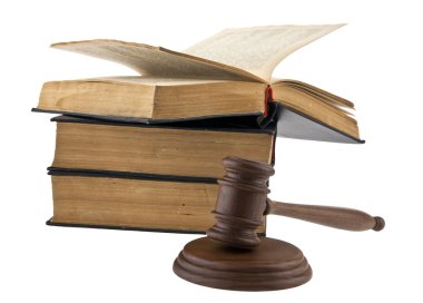 tahta çekiç ve bir kitap
