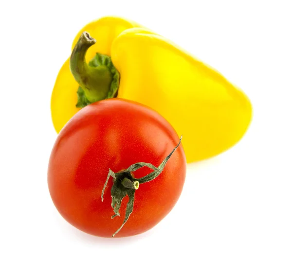 Pomidor i pieprz — Zdjęcie stockowe