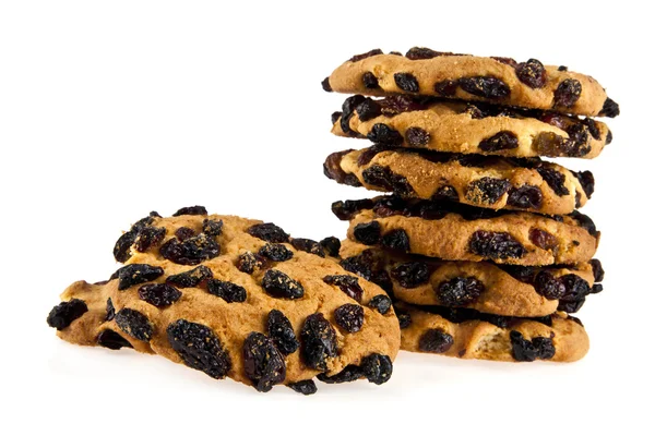 Cookie ile kuru üzüm — Stok fotoğraf