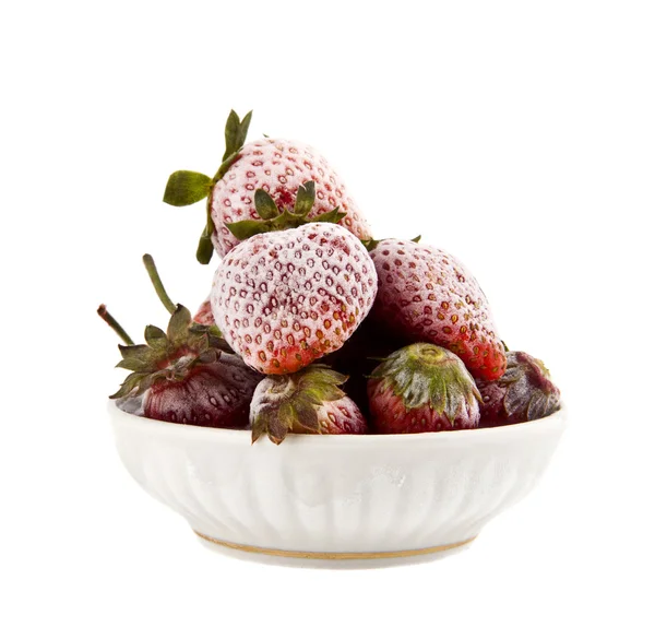 Frozen strawberry — Stock Photo, Image