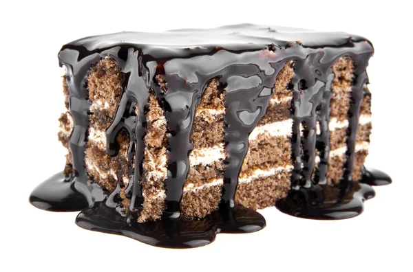 Κέικ σε μια σοκολάτα — Φωτογραφία Αρχείου