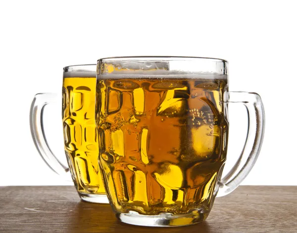 Glass with beer — Stock Photo, Image