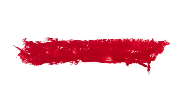 白を基調とした赤口紅のスミア デザインの詳細 デザイン要素 マクロだ フルフォーカス はがき ポスターの背景 — ストック写真