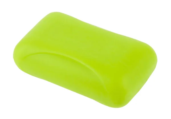Green Soap Isolated White Background Detail Design Design Elements Macro — Stock Photo, Image