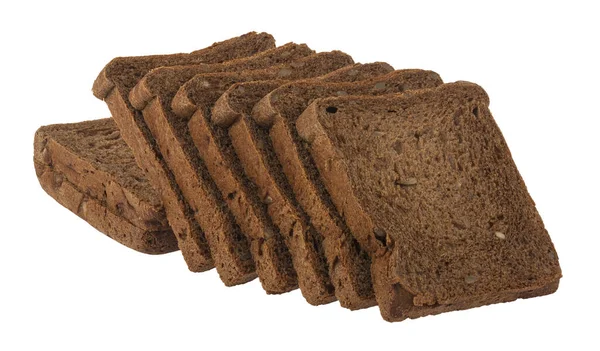 Bread Isolated White Background Detail Design Design Elements Macro Full — Stock Photo, Image