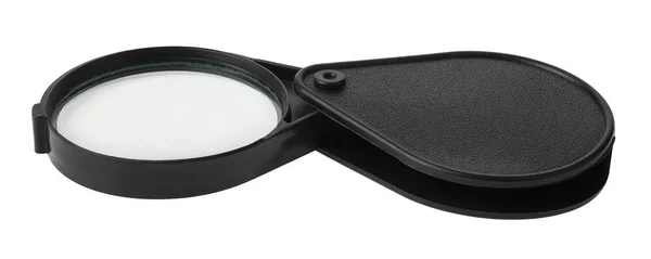 Magnifier Isolated White Background Detail Design Design Elements Macro Full — Stock Photo, Image