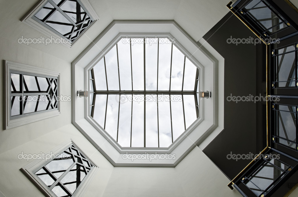 Octagon Glass Ceiling Stock Photo C Dutourdumonde 12867854