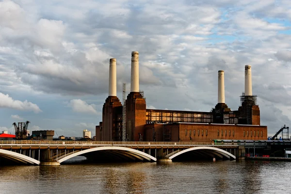 Battersea power station-ban Londonban — Stock Fotó