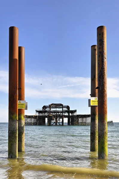 Den västra piren i brighton — Stockfoto