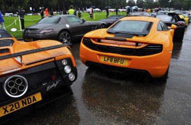 McLaren mp4 - 12c ve pagani zonda f