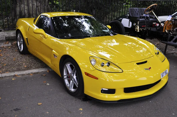 Corvetta Chevrolet gialla — Foto Stock