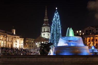 Noel ağacına trafalgar square, Londra