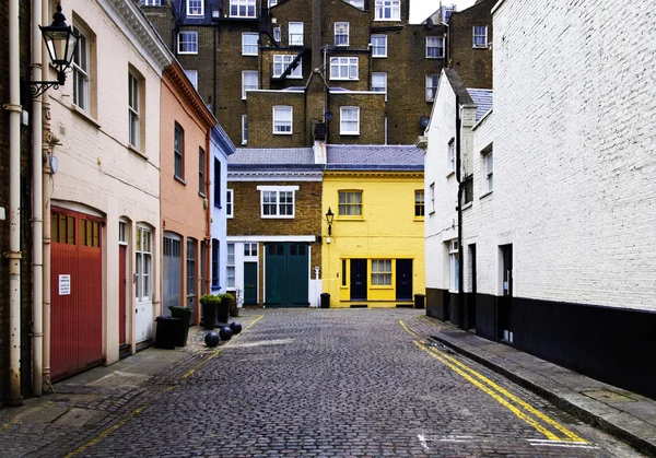 Cobbled street i London — Stockfoto