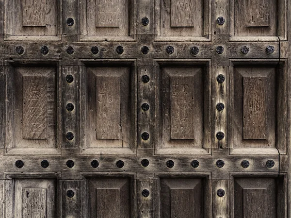 Fecho da porta de madeira antiga — Fotografia de Stock