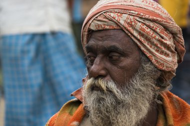 Katmandu, nepal shivaratri Festivali sırasında bir sadhu