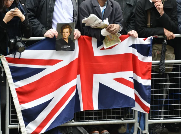 O funeral de Thatcher — Fotografia de Stock